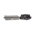 thumbnail image 2 of Covermates Keepsakes Flatware Storage Box - Stackable - Reinforced Handles - China Storage, Grey Heather, 2 of 8