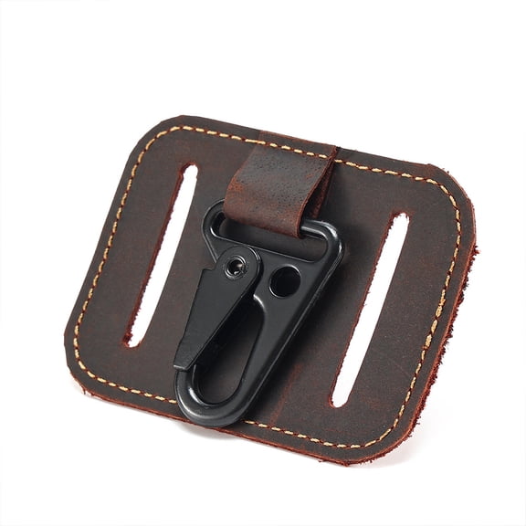 Leather Key Ring Keychain Holder Belt Loop, Heavy Duty Belt Clip Key Fob Holder for Men, Heavy Duty Clip for Keys,Attach to Belt Gift for Dad or Boyfriend