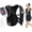 Large, variant on Running Hydration Vest for Women Men, Ultra-Lightweight Adjustable Running Vest with 500ml Soft Flask & Touchscreen Phone Pouch, Breathable 360 ° Reflective Running Backpack for Marathon