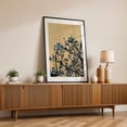 thumbnail image 2 of Beckon the Blue - Philadelphia Pennsylvania Photography Silhouette Abstract Floral Minimalist Botanical Nature Surrealism Black Framed Wall Art Print 5 x 7 inches, 2 of 8