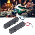 thumbnail image 1 of Pickup Eléctrica de 5 Cuerdas, 2 piezas Profesionales establece fácil de instalar estilo abierto de 5 cuerdas de recogida de graves de graves gratis para reemplazo, 1 of 7