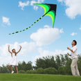 thumbnail image 3 of 1.6m Big Triangle Kite Easy To Fly Fly Wind Kite with Wheel Line for Kids Adults, 3 of 9