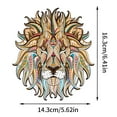 thumbnail image 4 of Rompecabezas De Madera De Animales, Rompecabezas De Forma Única, Piezas Para Aliviar El Estrés, Juego De Rompecabezas De Desafío Cerebral Para Amigos Y Familia Methold FN005436-00, 4 of 6