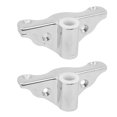 thumbnail image 2 of VOBOR 2 Piezas Conector Rowlock Para Barco Orificio De 1/2 Pulgada Montaje De Borde Con Acabado Pulido De Espejo De Acero Inoxidable Fundido 316 Para Uso Marino, 2 of 14
