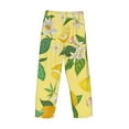 thumbnail image 5 of Goofa Lemon Printed Soft Pajama Pants for Men, Wide Leg Comfy Casual Lounge Yoga Pants-Medium, 5 of 9