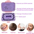 thumbnail image 3 of Baby Tooth Box Keepsake for Personalised Tooth Holder for Kids with English Mark (Pink), 3 of 4
