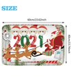 thumbnail image 4 of OUSITAID 1pc 2021 Merry Christmas Welcome Doormats Indoor Home Carpets Decor 40x60CM, 4 of 5