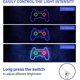 thumbnail image 2 of Letrero luminoso de neón con mando a distancia y luz LED alimentada por USB para decoración de juegos, ideal para dormitorio, sala de juegos, bar, regalo para niños, decoración de fiesta (azul) Bett, 2 of 5