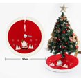 thumbnail image 2 of Falda de árbol de Navidad redonda Cubierta de árbol de Navidad Cubierta de árbol de Navidad Protección de agujas de árbol de Navidad Rojo/blanco, 2 of 5