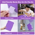 Bento Kids Lunch Box, 6 Compartments BPA Free Bento Box for Kids, Lunch ...