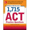 McGraw-Hill Education 1,715 ACT Practice Questions (Paperback)