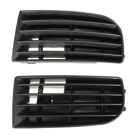 Front Lower Grille MATCC 1pc Left Right Front Bumper Lower Grille Corner Side For VW Golf Mk5 05-09 1.4 1.6 1.9 Tdi & Sdi & 2.0l Tdi Driver Passenger Black ABS Plastic US,right color ()