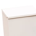 thumbnail image 6 of Wall Mounted Mailbox Drop Box with Lock Metal Postbox Wall Hanging Mail Box Newspaper Holder Box for Gate Outside House Decor white, 6 of 8