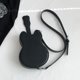thumbnail image 4 of Bolso de hombro de cuero de PU para mujer, bolso bandolera creativo, mochila escolar (negro, 4 of 8