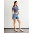 thumbnail image 3 of Crew Neck Basic Crop top, 3 of 5