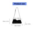 thumbnail image 3 of Women Bag PU Leather Underarm Bag Trendy Handbag Trendy Armpit Bag Shopping Dating Bag Solid Color Shoulder Bag brown, 3 of 4