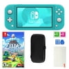 Nintendo Switch Lite in Turquoise with Links Awakening and Accessories