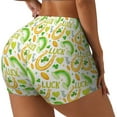thumbnail image 2 of Kdxio St Patrick's Day1 Print Workout Shorts for Women Seamless Soft Smooth Gym Yoga Scrunch Active Shorts, 2 of 9