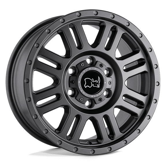Black Rhino Yellowstone 17X8 6X130 38Et 78.1Cb Matte Gunmetal Wheel