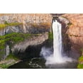thumbnail image 2 of Wilson, Emily M. 24x17 White Modern Wood Framed Museum Art Print Titled - Palouse Falls State Park-Washington State-USA-Palouse falls pouring over cliffs, 2 of 4