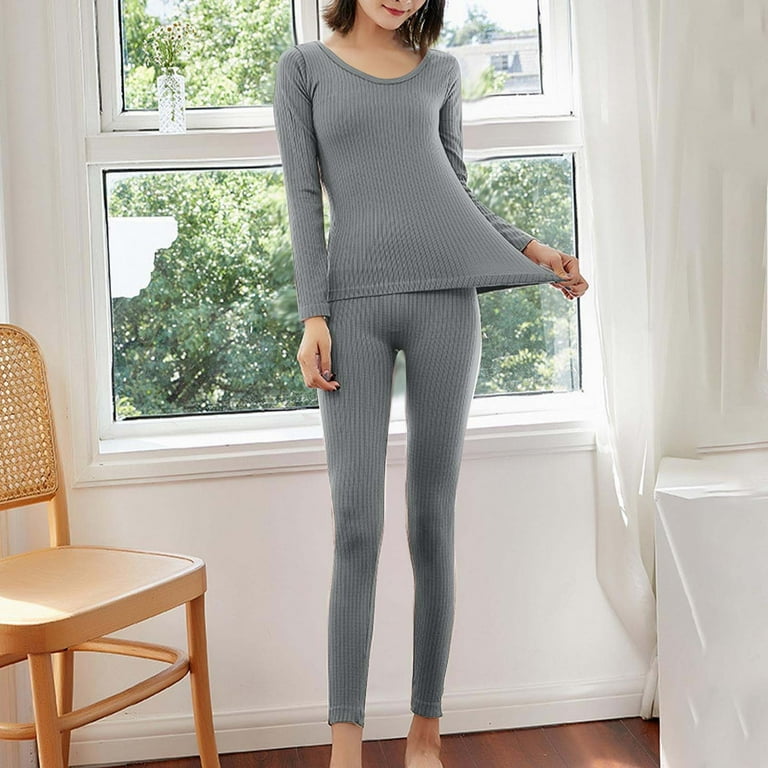 Pitauce Thin Thermal Underwear for Women, Long Johns for Women - Main Image