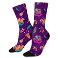 thumbnail image 2 of Hot Sales Socks for Men Under $2 GIJNRIUIUA Light Blue Crew Socks Animal Knitted Cute Socks Mid Socks Knee-High Socks, 2 of 8