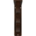 thumbnail image 3 of Ekena Millwork 2"W x 5 1/2"D x 8"H Loera Wrought Iron Bracket, (Triple center brace), Antiqued Copper, 3 of 7