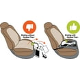 thumbnail image 3 of CarSeat Tray+, Clear 17" x 15" x 2.25" Front Seat Organizer For Storing Random Items., 3 of 11