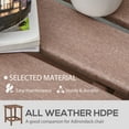 thumbnail image 3 of Outsunny 15" Patio End Table, HDPE Plastic, Brown, 3 of 9