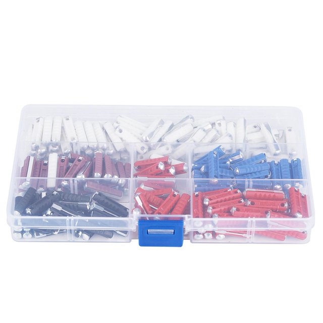 Kit De Fusibles Para Automóvil Caja De Fusibles Para Automóvil 200 Piezas En Forma De Torpedo Conveniente Para Automóviles Accesorios Para Automóviles Camiones Vehículos ANGGREK Otros