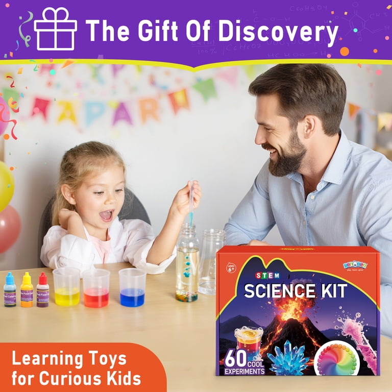 BenBen, Science Kit for Kids, 60 Experiments, STEM Educational Toy