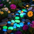 thumbnail image 6 of 100Pack Glow Rocks - Glow Pebbles Decoration in the Dark Luminous Stones Decor DIY Decorative Orange, 6 of 9