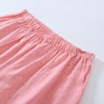 thumbnail image 4 of Paiwinds Women's Classic Casual Cotton Shorts with Drawstring and Pockets, Elastic Waist, Loose Fit Comfortable Summer Shorts, Multiple Colors., 4 of 9