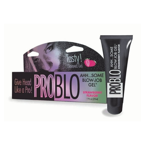 Little Genie Problo Arousing Pleasure Gel for Men 1oz - Strawberry