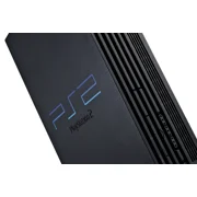 Restored PlayStation 2 PS2 Console with RetroFam PS2 Controller, Black, Sonic the Hedgehog, 8MB Data Storage