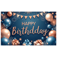thumbnail image 2 of Colorful Theme Birthday Party Banner Gift Wraps Firework Design Balloon Background for Birthday Party Festive Occasion Celebration, 2 of 7