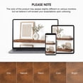 thumbnail image 3 of Mifurn Rustic Brown 23.6'' Floating Shelves for Wall, Set of 2 Wall Mounted Wood Shelves for Bedroom, Bathroom, Kitchen, 3 of 9
