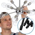 thumbnail image 4 of Varilla de Extensión de Lámpara de Doble Extremo M10 3.9" - Kit de 6 Pcs de Varillas de Tubo Recto con Tuercas de Conector para Candelabros, Luz Colgante, Varillas de Iluminación de Isla, Negro, 4 of 6