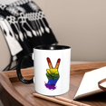 thumbnail image 4 of Pride Day Lgbt Gay Peace Love Coffee Mug Funny Novelty Ceramic Tea Cup Microwave Safe 11oz Office And Home Ideal Cup For Men Women, 4 of 8