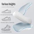 thumbnail image 2 of 1 Pair Sponge Insole Orthopedic High Insole Height Increase Arch Support Shoe Inserts for Women And Men, 2 of 8