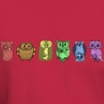 thumbnail image 3 of CafePress - Rainbow Owls Dark T Shirt - Men's Classic Graphic Cotton T-Shirt, 3 of 4