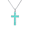 A, variant on VNOX Men's Black Onyx Cross Pendant Necklace - Premium Stainless Steel Black Onyx Cross Necklace, Polished Steel Tone Chain