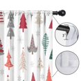 thumbnail image 4 of Blackout Kids Curtains,Multicolor Christmas Tree Pattern Childrens Insulated Curtains Set Of 2,Bedroom Essentials,Toddler Room Decor 42"x63", 4 of 5