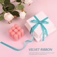 thumbnail image 2 of BokingOne Light Blue Velvet Ribbon, 3/8 Inch X 30Yds Single Face Velvet Ribbon for Gift Wrapping, Valentine's Day Wrapping Bows, Wedding Decor, Home Decorating, DIY Crafts Decor, 2 of 6