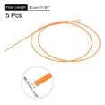 thumbnail image 2 of Uxcell Fiber Optic Rods PMMA 0.75mmx30cm for Sight Filament Orange Pack of 5, 2 of 4