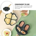 thumbnail image 2 of MasteelfCA Household Prying Pan Multi-function Pancake Pan Wooden Handle Egg Frying Pan Frying Accessory, 2 of 7
