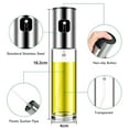 thumbnail image 2 of Compañero de cocina saludable, pulverizador de aceite versátil para rociar una fina niebla, botella de vidrio de diseño portátil para cocinar, hornear, freidora de aire, barbacoa (100 ml), 2 of 7