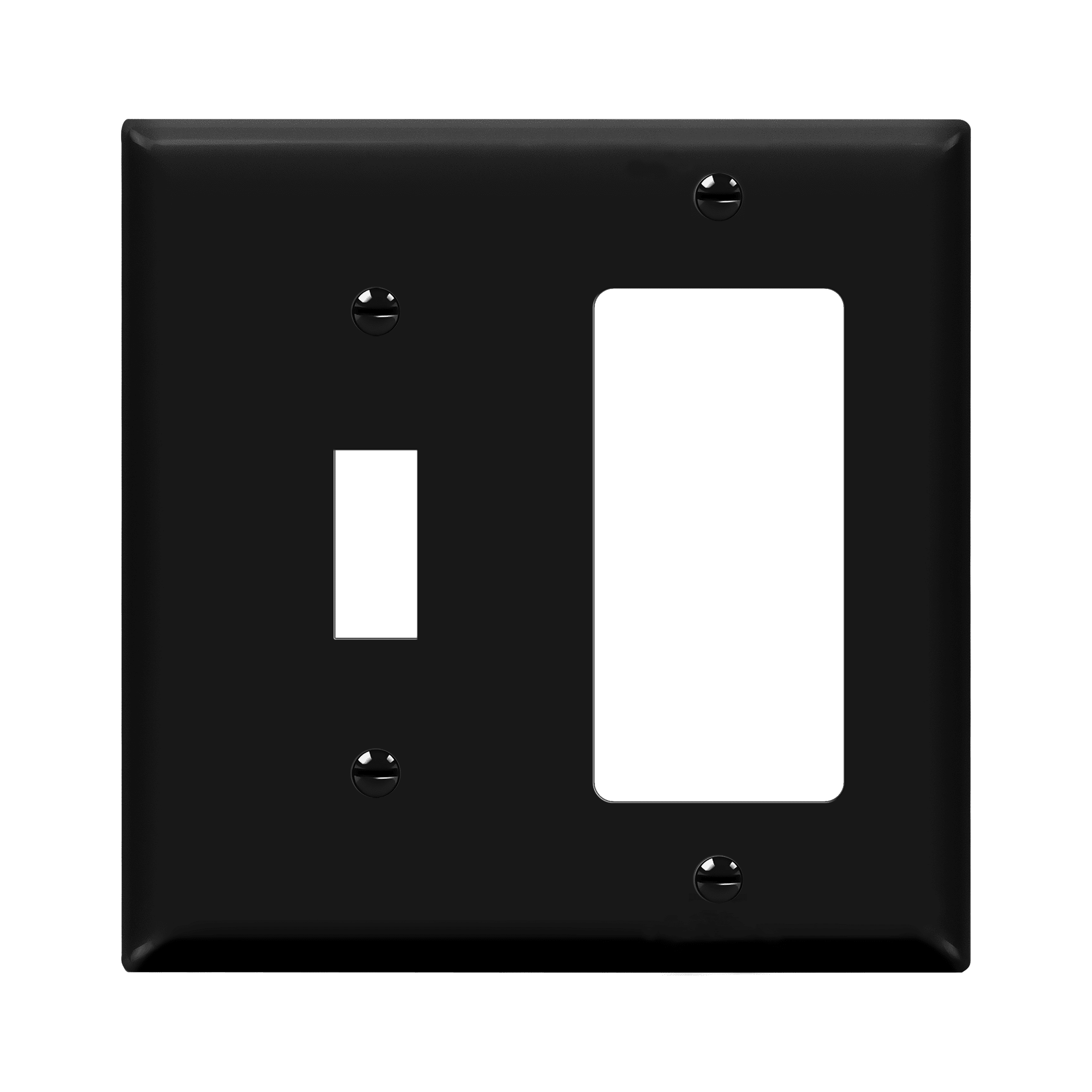 ENERLITES Combination Toggle Light Switch/Decorator Light Switch Plate