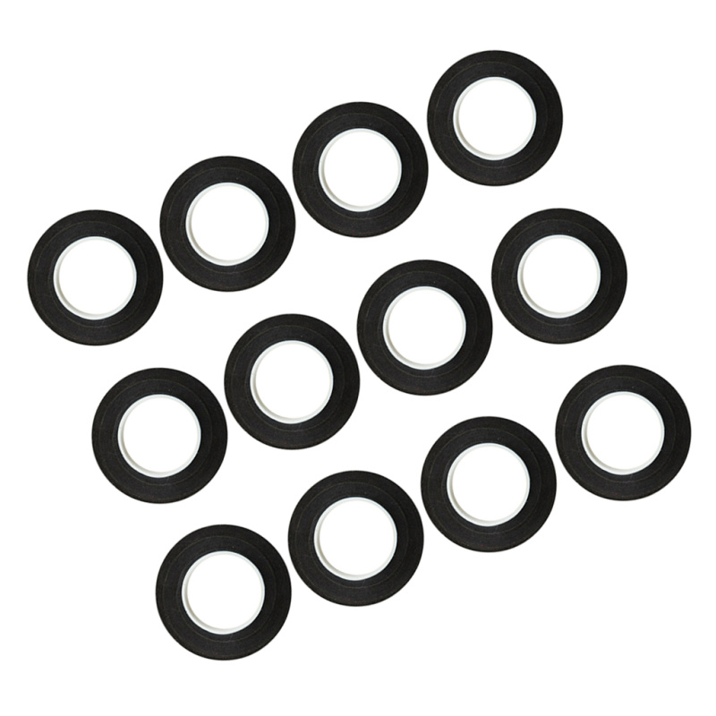 12 Pieces x 30m Florist Craft Stem Wrap Floral Stem Wrap Tape Black