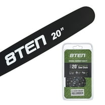 8TEN 20" Chainsaw Bar & Chain .050 3/8 72DL for Husqvarna MK1010401